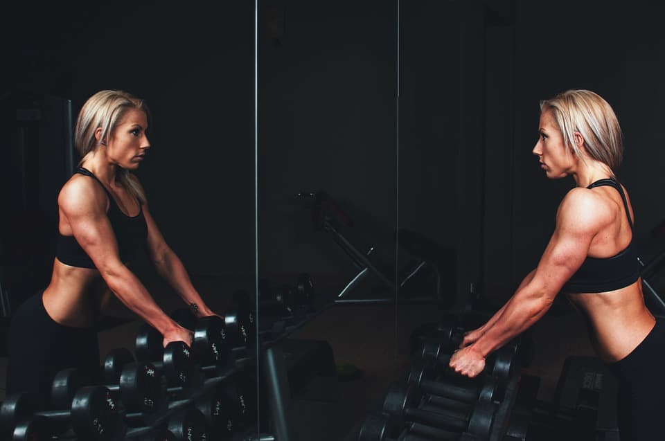 Athlete Preparing for Training