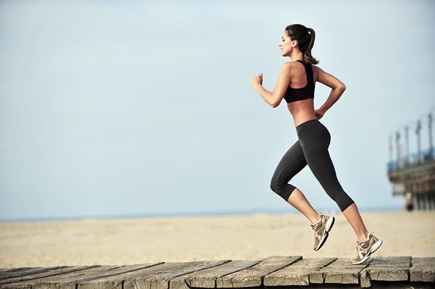 woman exercising