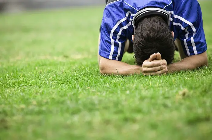 soccer player crippled by fear of failure